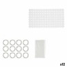 Set de Baño Transparente PVC Polietileno EVA (12 Unidades)