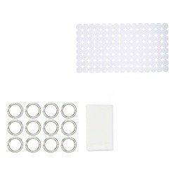 Set de Baño Blanco PVC Polietileno EVA (12 Unidades)