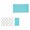 Set de Baño Azul PVC Polietileno EVA (12 Unidades)