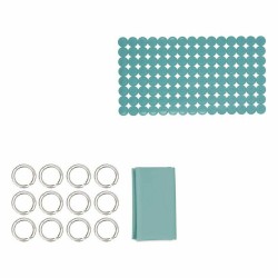 Set de Baño Verde PVC Polietileno EVA (12 Unidades)