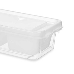 Organizador Blanco Plástico 28,2 x 6 x 11,7 cm (12 Unidades)