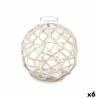 Bola Decorativa Blanco Transparente 18 x 20 cm (6 Unidades)