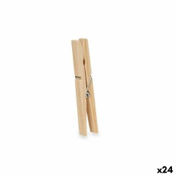 Pinzas para la Ropa Madera 24 Piezas Set (24 Unidades)