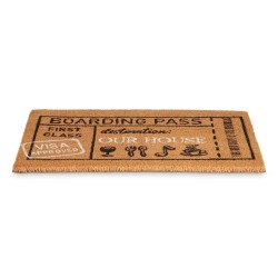 Felpudo Boarding Pass Natural 60 x 1 x 40 cm (12 Unidades)