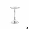 Candelabro Plateado Aluminio 10 x 17 x 8,5 cm (8 Unidades)