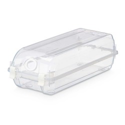 Caja apilable para zapatos Transparente Plástico 14 x 10 x 32 cm (12 Unidades)