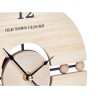 Reloj de Mesa Bolas Negro Metal Madera MDF 20,5 x 26,5 x 7 cm (6 Unidades)