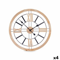 Reloj de Pared Negro Metal...