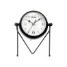 Reloj de Mesa Negro Metal 18 x 21 x 12 cm (4 Unidades)