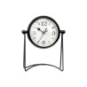 Reloj de Mesa Negro Metal 15,5 x 20 x 11 cm (4 Unidades)