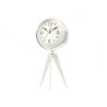 Reloj de Mesa Trípode Blanco Metal 14 x 30 x 11 cm (4 Unidades)