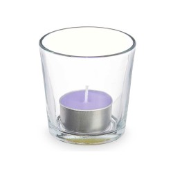 Vela Perfumada 7 x 7 x 7 cm (12 Unidades) Vaso Lavanda