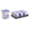 Vela Perfumada 10 x 10 x 10 cm (6 Unidades) Vaso Lavanda