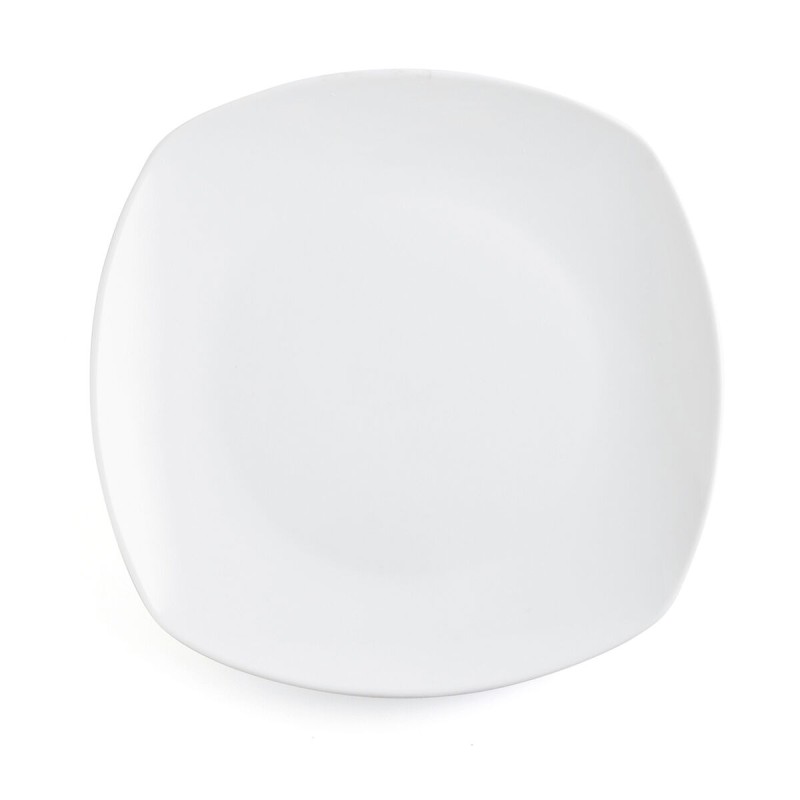 Plato Llano Quid Novo Vinci Blanco Ceru00e1mica u00d8 26,6 cm 26,6 cm (6 Unidades) (Pack 6x)