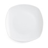 Plato Llano Quid Novo Vinci Blanco Ceru00e1mica u00d8 26,6 cm 26,6 cm (6 Unidades) (Pack 6x)