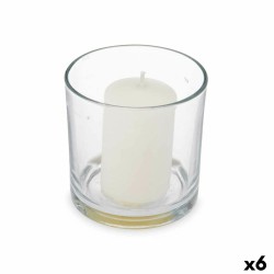 Vela Perfumada 10 x 10 x 10 cm (6 Unidades) Vaso Algodón