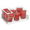 Set de Velas Perfumadas 16 x 6,5 x 11 cm (12 Unidades) Vaso Frutos rojos