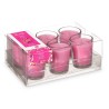 Set de Velas Perfumadas 16 x 6,5 x 11 cm (12 Unidades) Vaso Orquídea