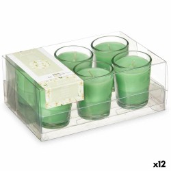 Set de Velas Perfumadas 16 x 6,5 x 11 cm (12 Unidades) Vaso Jazmín