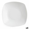 Plato Hondo Quid Novo Vinci Ceru00e1mica Blanco (20,5 cm) (Pack 6x)