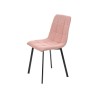 Silla Rosa Tela 45 x 89 x 53 cm Elegante (4 Unidades)