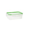 Fiambrera Quid Greenery 1 L Transparente Plu00e1stico 13 x 18 x 6,8 cm - 1 L (4 Unidades) (Pack 4x)