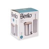 Set de Baño Plateado Bambú Acero Inoxidable Polipropileno 2 Piezas (6 Unidades)