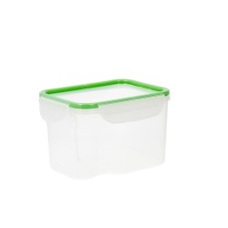 Fiambrera Hermu00e9tica Quid Greenery 1,8 L Transparente Plu00e1stico (Pack 4x)