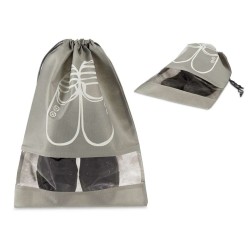 Portazapatos Gris PVC 29 x 43 cm Tela (12 Unidades)