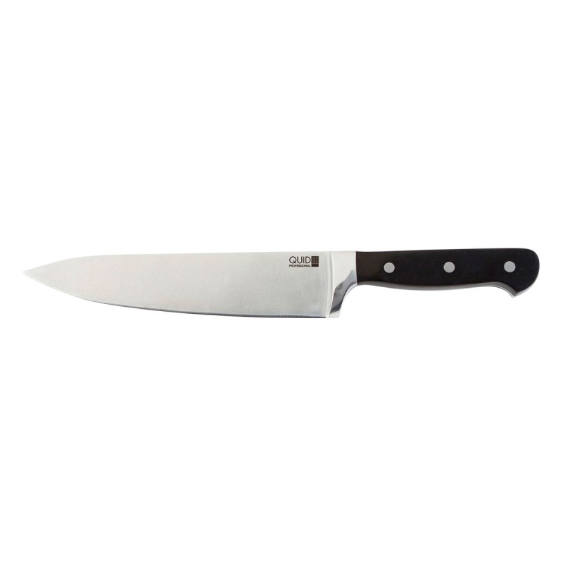 Cuchillo Chef Quid Professional Inox Chef Black Negro Metal 20 cm (Pack 6x)