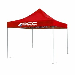 Carpa OCC Motorsport Racing Rojo Poliéster 420D Oxford 3 x 3 m