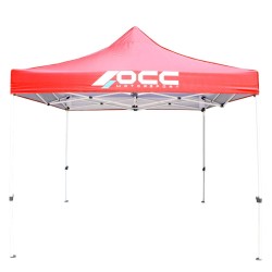 Carpa OCC Motorsport Racing Rojo Poliéster 420D Oxford 3 x 3 m