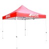 Carpa OCC Motorsport Racing Rojo Poliéster 420D Oxford 3 x 3 m