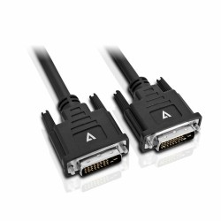 Cable DVI V7 V7DVIDVI-5M-BLK-1E  Negro 5 m