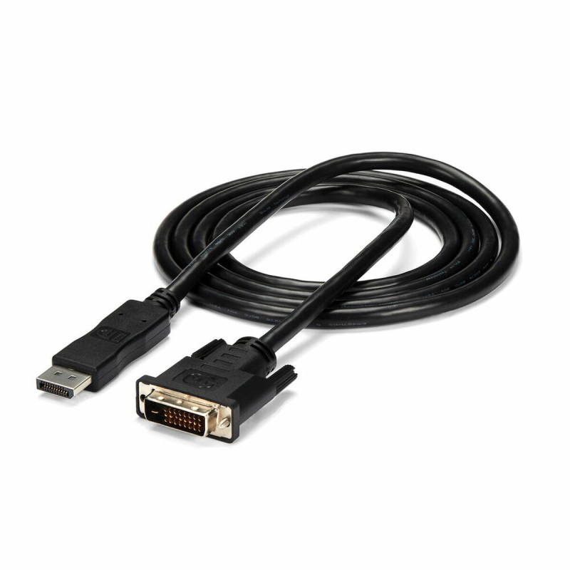 Adaptador DisplayPort a DVI Startech DP2DVIMM6      (1,8 m) Negro 1.8 m