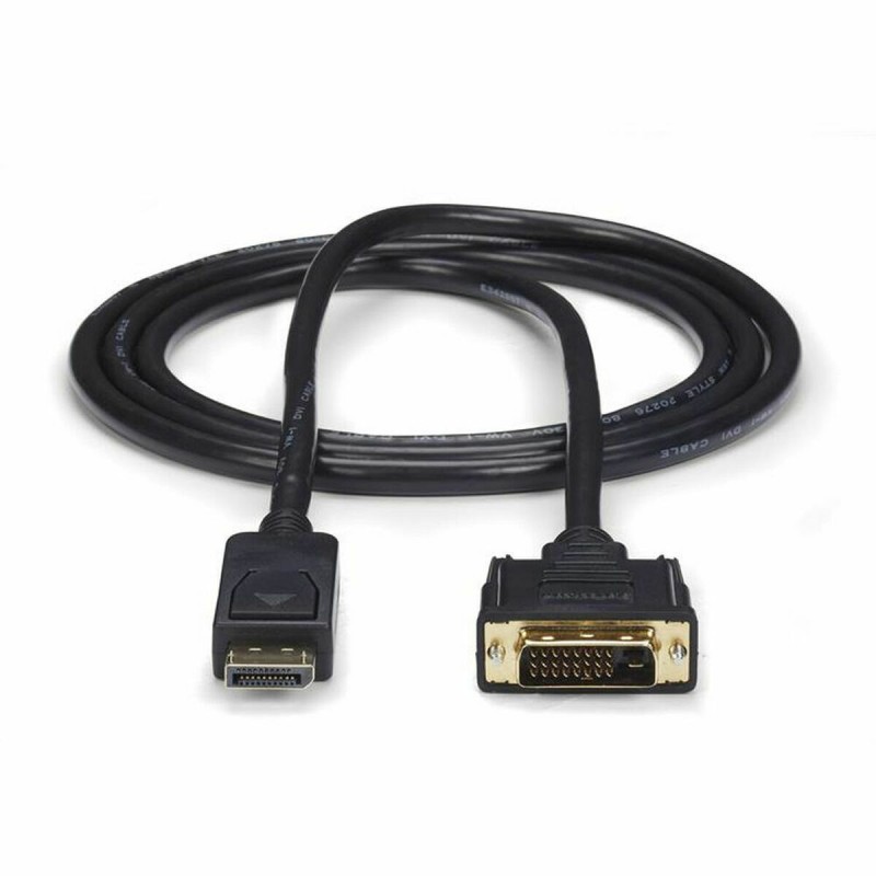 Adaptador DisplayPort a DVI Startech DP2DVI2MM6      (1,8 m) Negro 1.8 m