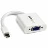 Adaptador Mini DisplayPort a VGA Startech MDP2VGAW Blanco Negro 0,12 m