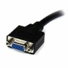 Cable DVI-I a VGA Startech DVIVGAMF8IN     Negro 0,2 m