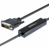 Cable USB C a DVI-D Startech CDP2DVIMM1MB Negro 1 m