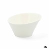 Bandeja de Aperitivos Quid Select Blanco Ceru00e1mica (12 Unidades) (Pack 12x)