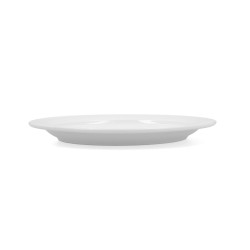 Plato Llano Bidasoa Glacial Ceru00e1mica Blanco (24 cm) (Pack 6x)