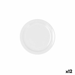 Plato Bidasoa Glacial Pan Ceru00e1mica Blanco (16 cm) (Pack 12x)