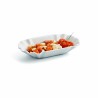 Bandeja de Aperitivos Quid Gastro Fun Blanco Ceru00e1mica 20,5 x 11 x 3,5 cm (12 Unidades) (Pack 12x)