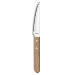 Cuchillo para Carne Amefa Pizza Bois Metal Madera (21 cm) (Pack 12x)