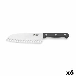 Cuchillo Santoku Richardson Sheffield Artisan Negro Metal (17,5 cm) (Pack 6x)