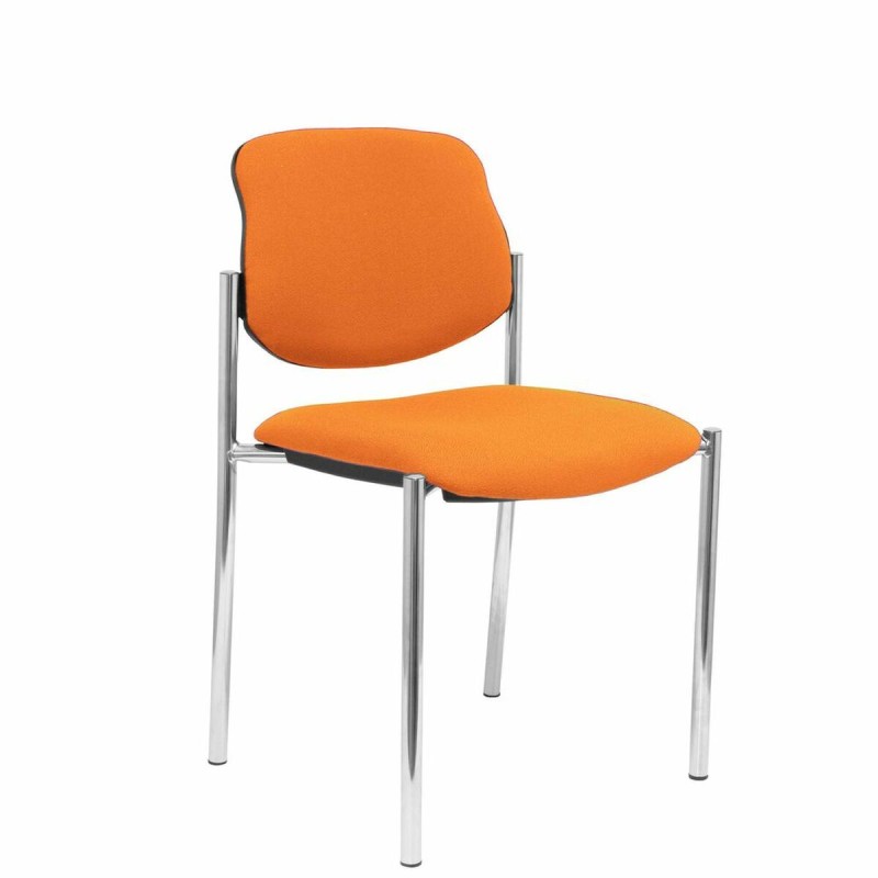 Silla de Recepción Villalgordo P&C BALI308 Símil Piel Naranja