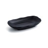 Plato Hondo Quid A'bordo Negro Plu00e1stico 25,5 cm (12 Unidades)