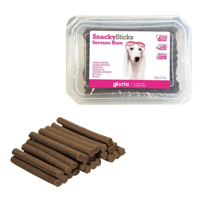 Snack para Perros Gloria Snackys Sticks Jamón (350 g)