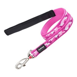 Correa para Perro Red Dingo Camuflaje Fucsia (1,2 x 120 cm)