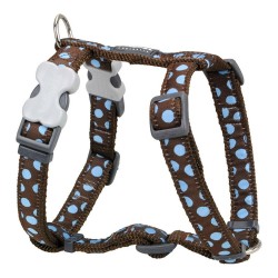 Arnés para Perro Red Dingo Style Sports Azul Lunares 37-61 cm